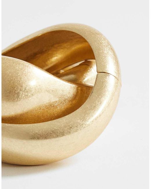 TOPSHOP Metallic Flora 3 Pack Bangles
