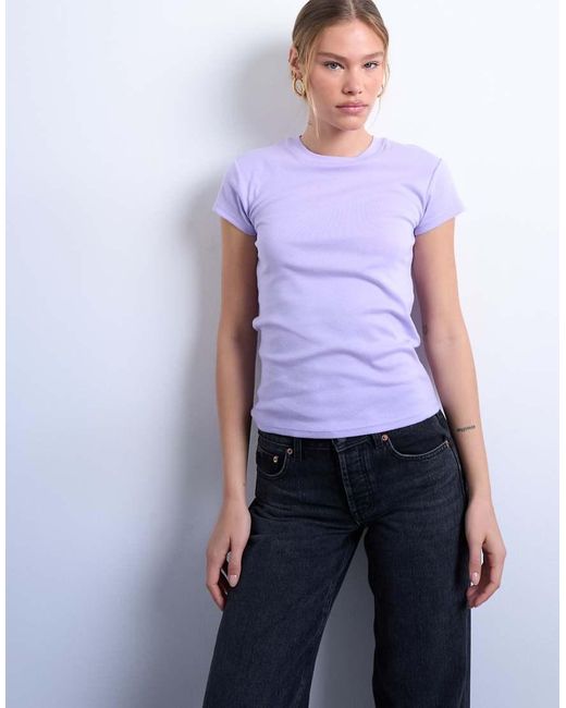 TOPSHOP Purple Everyday Tee
