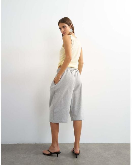 TOPSHOP Gray Board Shorts