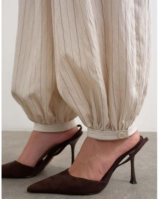 TOPSHOP White Co Ord Modal Balloon Trouser