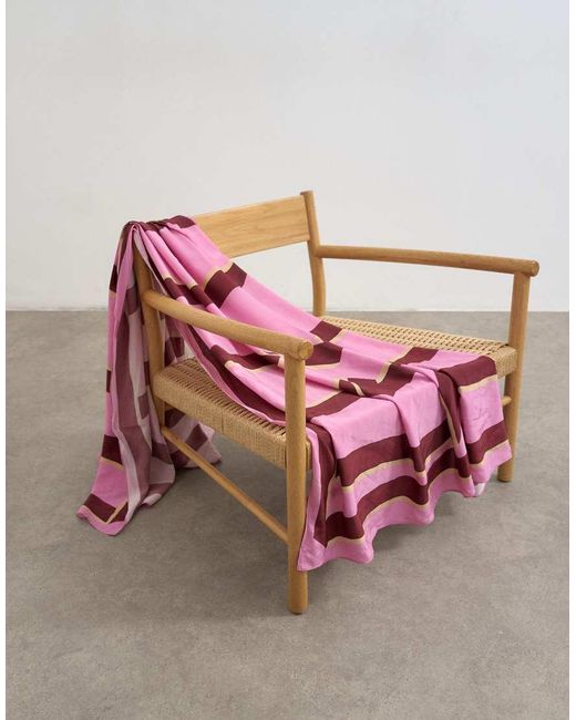 TOPSHOP Pink Rectangle Sarong