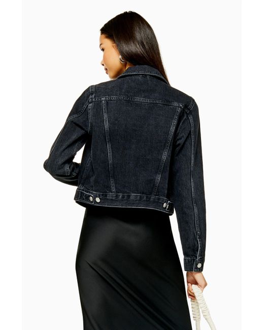 black topshop denim jacket