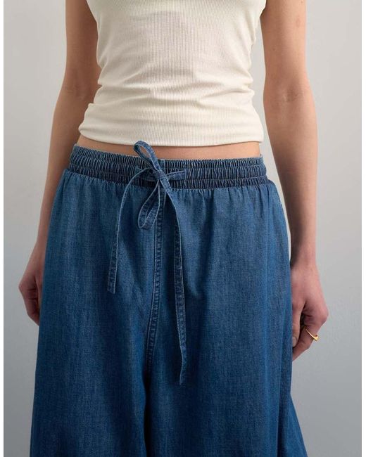 TOPSHOP Blue Balloon Jeans