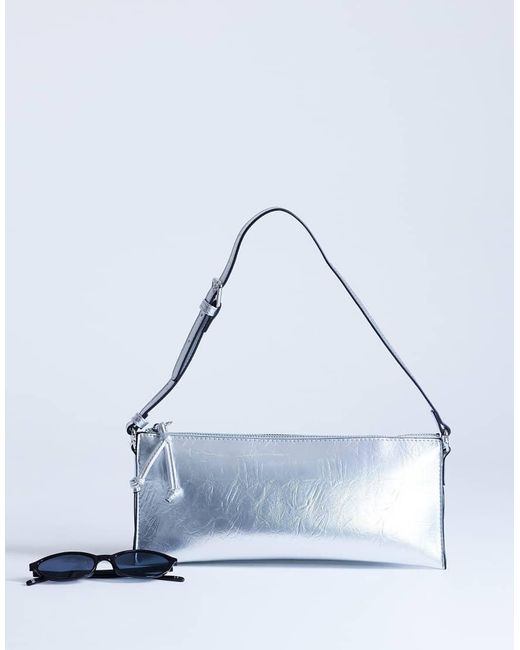 TOPSHOP Blue Simone Shoulder Bag