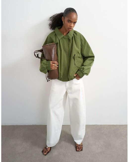 TOPSHOP Green Anorak
