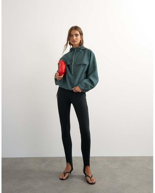 TOPSHOP Blue Organza Bomber