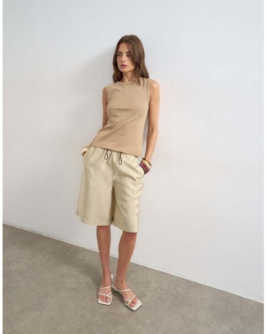 TOPSHOP Natural Slim Tank