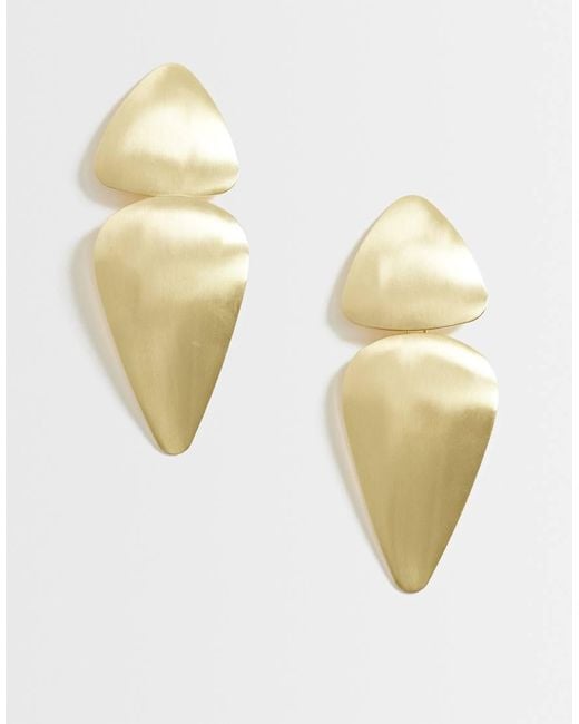 TOPSHOP Natural Elliot Statement Stud Earring