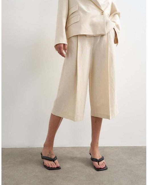 TOPSHOP Natural Low Slung Culotte