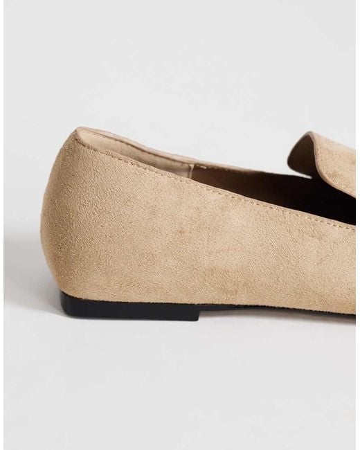 TOPSHOP Natural Denise Slip On Flat Shoe