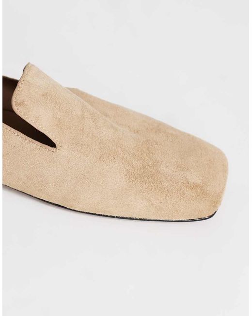 TOPSHOP Natural Denise Slip On Flat Shoe