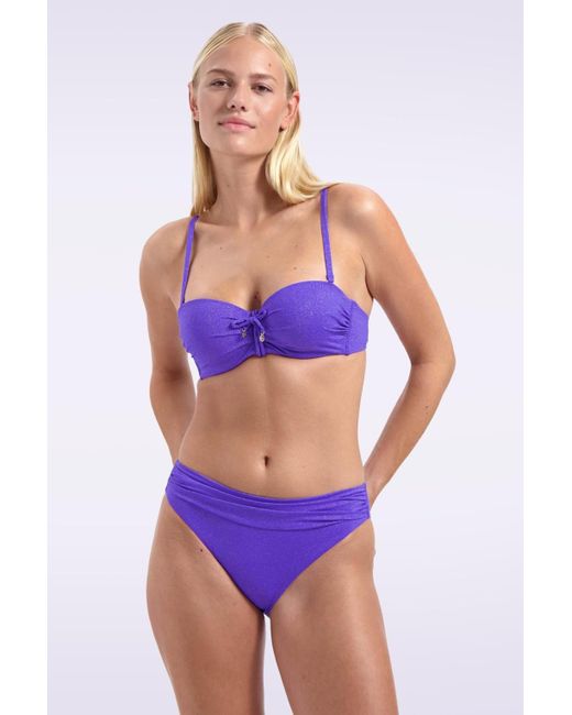 Cyell Evening Glam Padded Bikini Top in het Purple