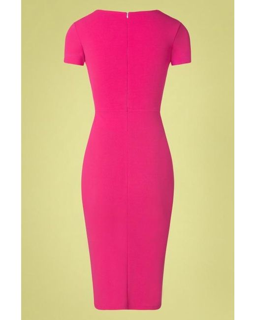 Overgave Beginner orgaan vintage chic for topvintage Demery Pencil Dress in het Roze | Lyst NL
