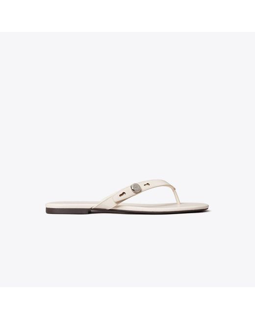 Tory Burch White Romy Flip-Flop