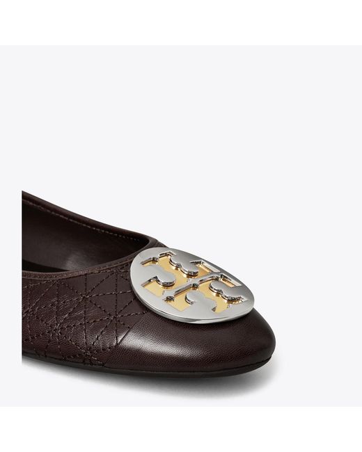 Tory Burch White Claire Quilted Ballet