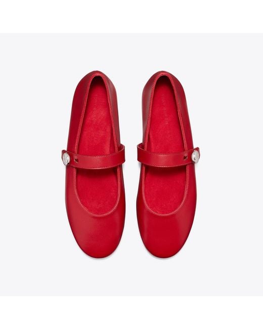 Tory Burch Red Romy Mary Jane