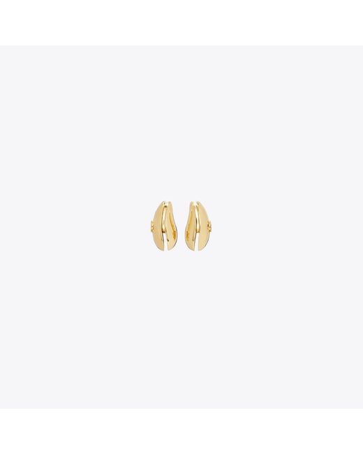 Tory Burch Metallic Small Pierced Earrings, One Size