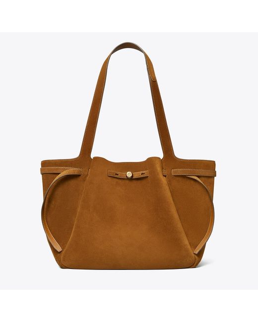Tory Burch Brown Romy Suede Tote