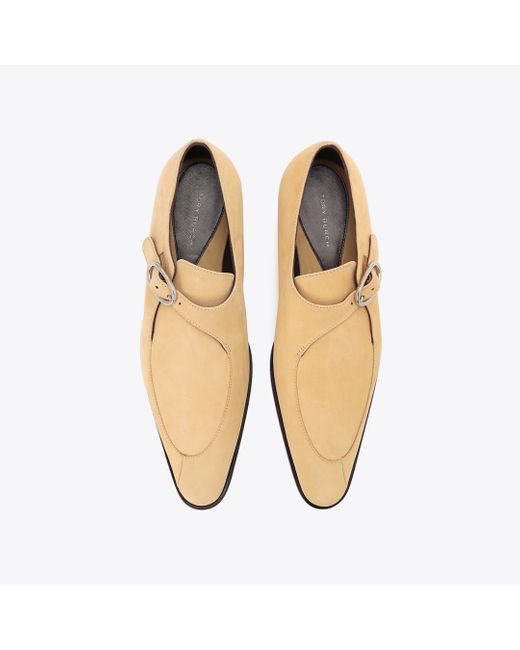 Tory Burch White Twisted Monk Strap