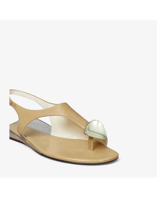 Tory Burch Metallic Patos Slingback Sandal