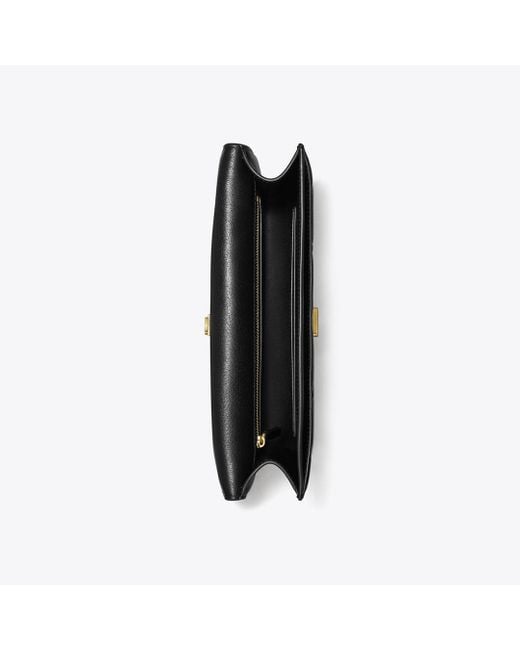 Tory Burch Damen Wandelbare Fleming Schultertasche in Schwarz