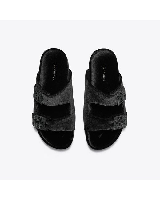 Tory Burch Black Mellow Pavé Sandal