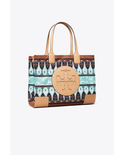 Ella Printed Straw Basket Tote Bag: Women's Designer Tote Bags