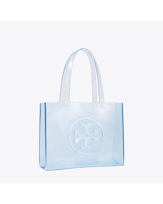 Tory Burch Blue Small Ella Clear Tote