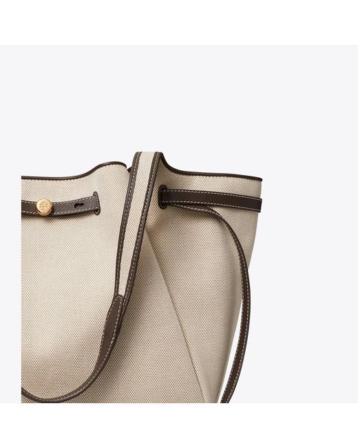 Tory Burch Natural Romy Canvas Tote