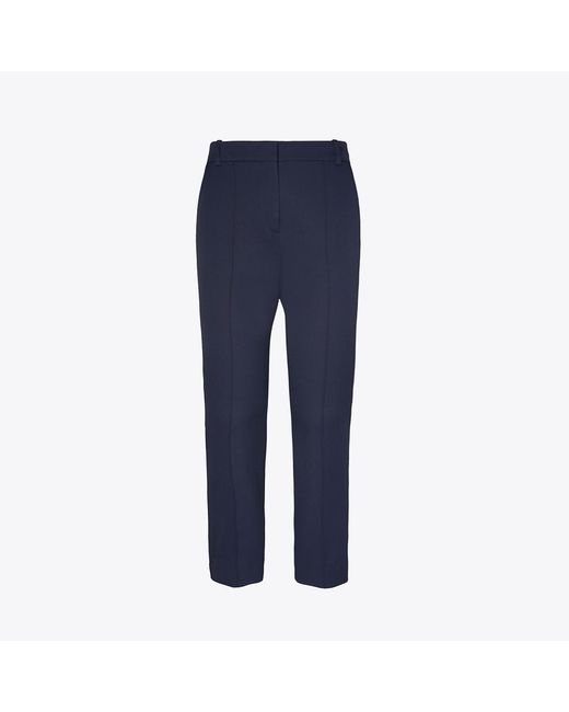 Tory Burch Blue Tech Twill Golf Pant