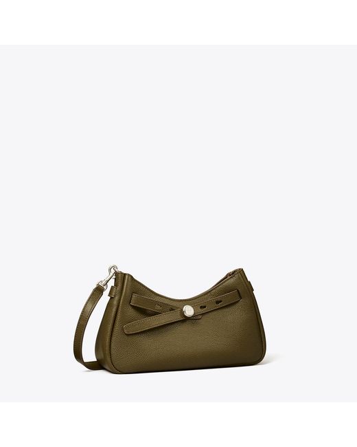 Tory Burch Green Romy Zip Top Crossbody, One Size