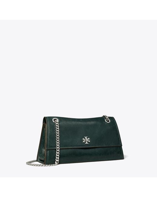Tory Burch Green Kira Turnlock Shoulder Bag, One Size