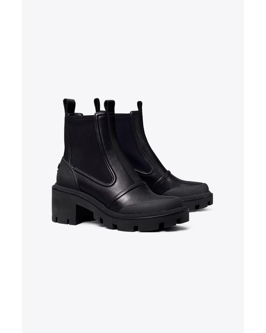 tory burch chelsea lug sole ankle boot