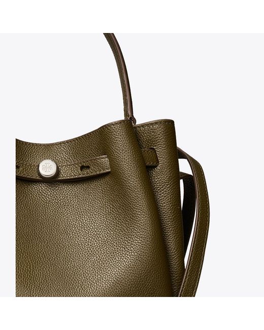 Tory Burch Green Romy Bucket Bag