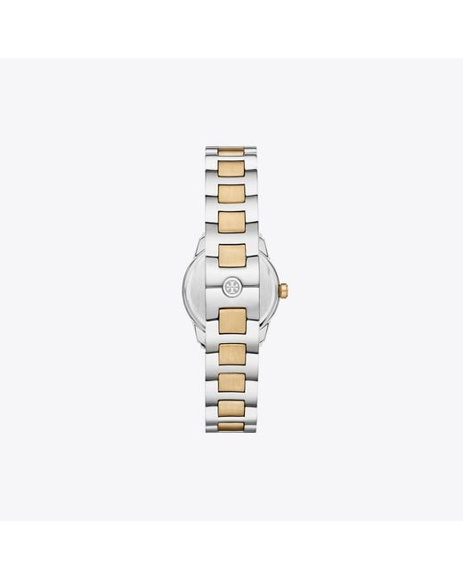 Tory Burch Metallic Small Miller Watch, One Size