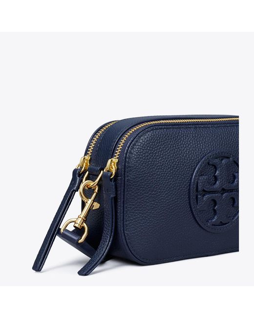 Tory Burch Blue Mini Miller Crossbody Bag, One Size