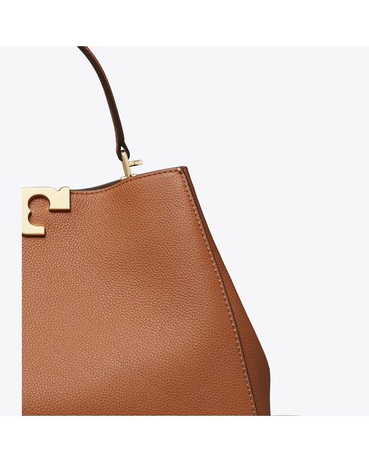 Tory Burch Brown Eleanor Soft Satchel, One Size