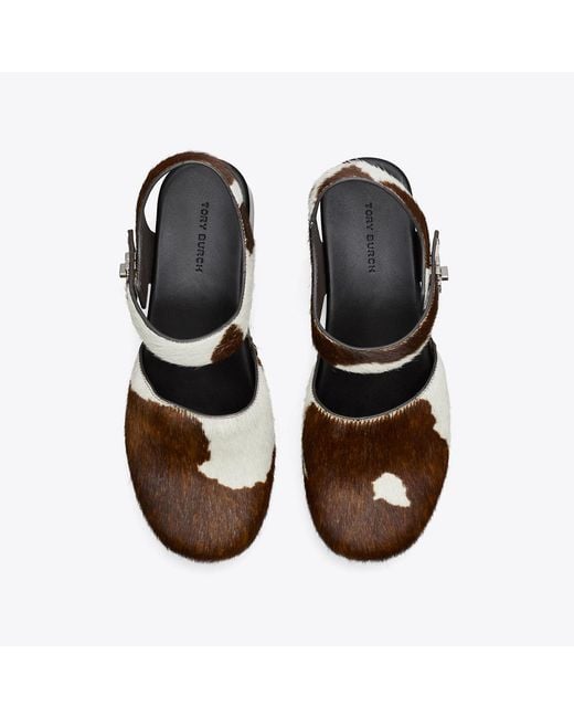 Tory Burch Brown Turnlock Clog