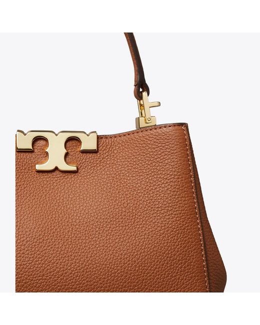 Tory Burch Brown Mini Eleanor Soft Satchel
