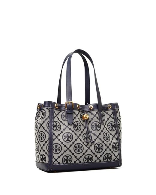 Tory burch tote bag navy blue outlet