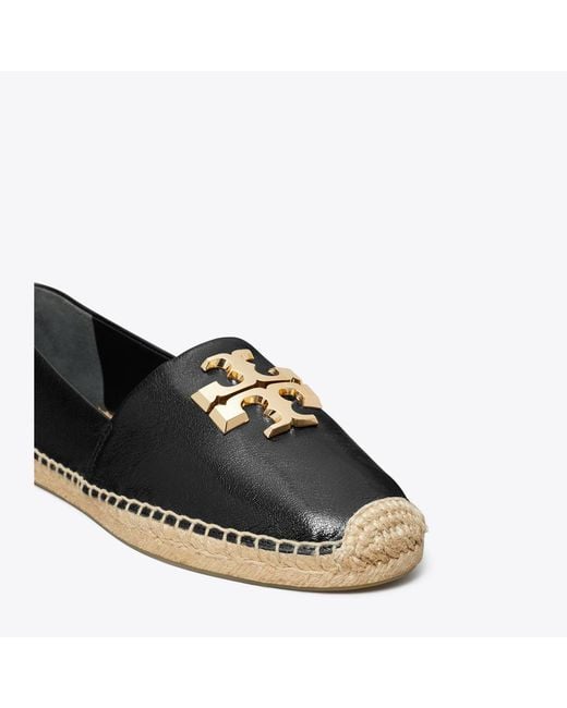 Tory Burch Black Eleanor Espadrille