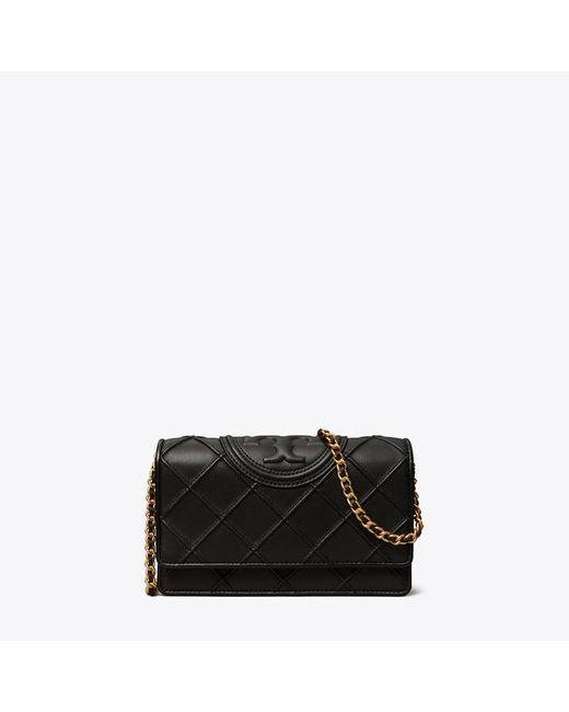 Tory Burch Black Fleming Crossbody