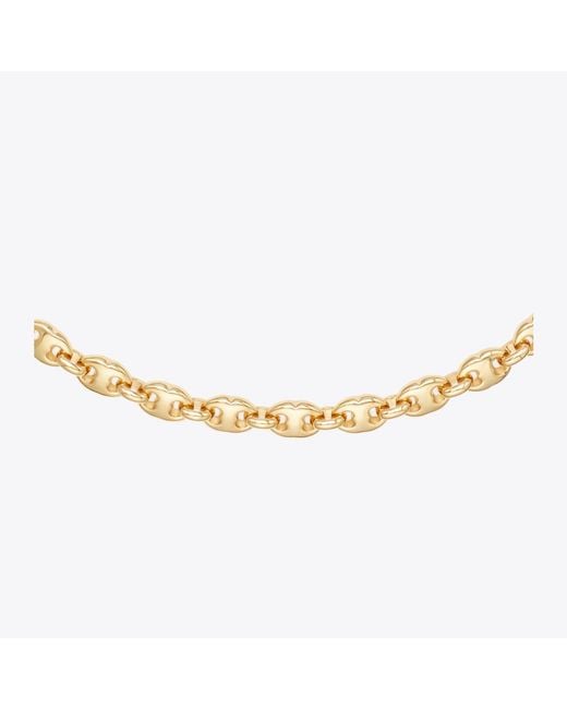 Tory Burch Metallic Gemini Link Delicate Necklace