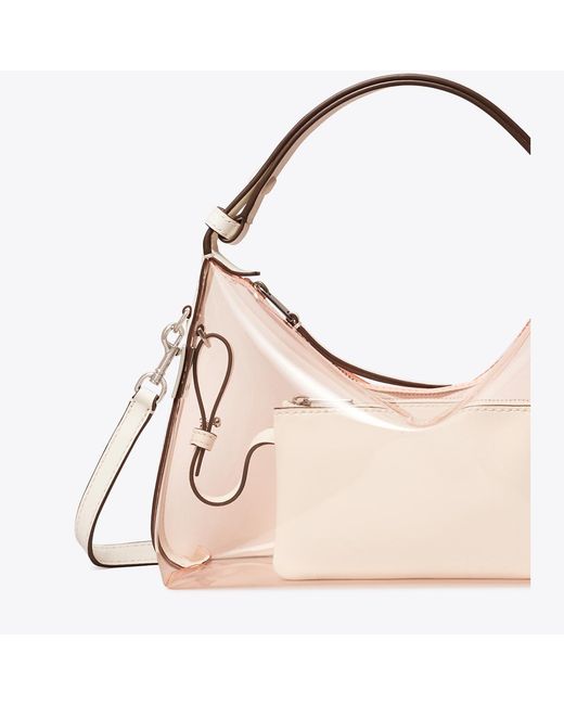 Tory Burch Pink Mellow Clear Shoulder Bag