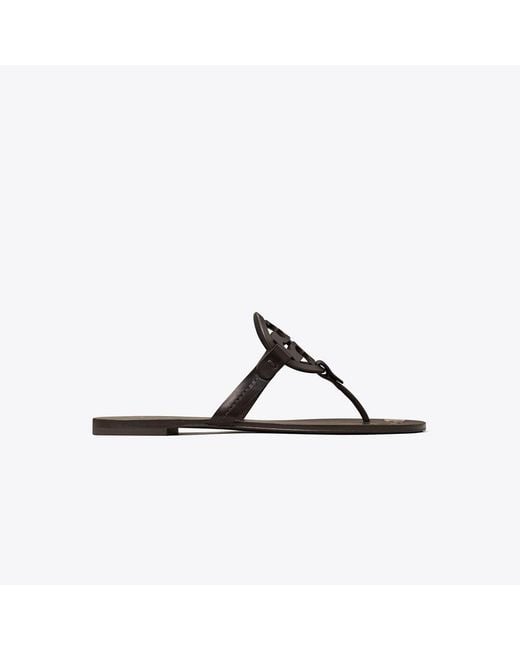 Tory Burch Brown Miller Nail Polish Sandal