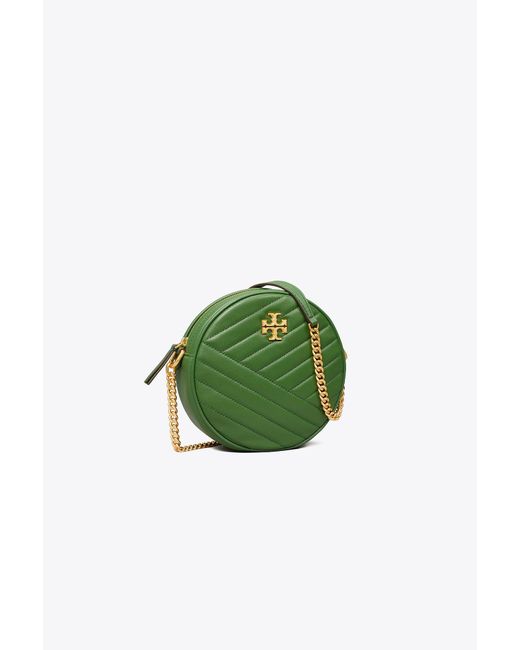 Tory Burch Kira Chevron Circle Bag in Green | Lyst Canada