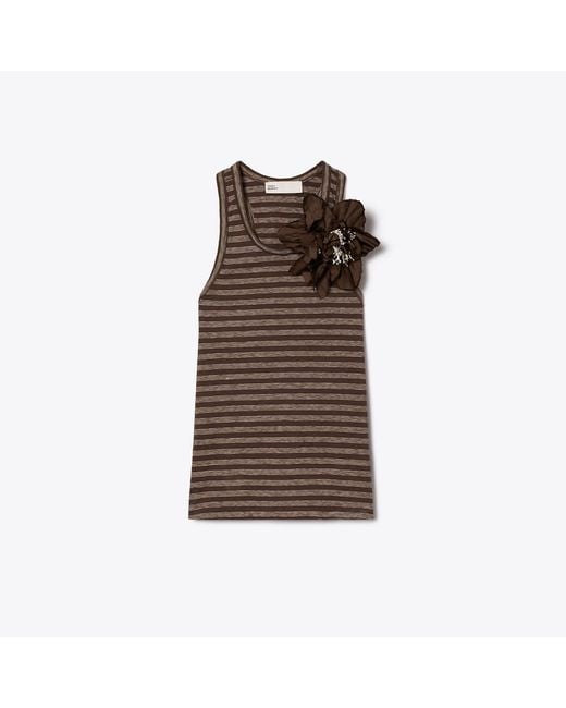 Tory Burch Brown Racerback Tank