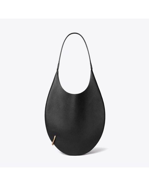 Tory Burch Black Pierced Soft Bag
