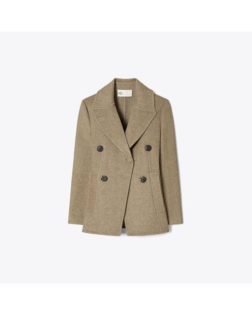 Tory Burch Natural Relaxed Twill Jacket