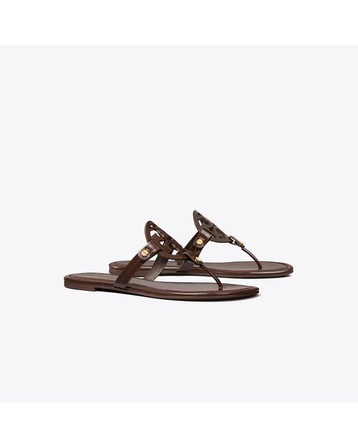 Tory Burch Brown Miller Patent Sandal for men